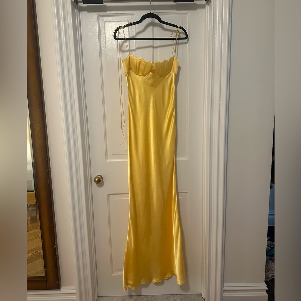 NWT Anna October Tulip Satin Dress
